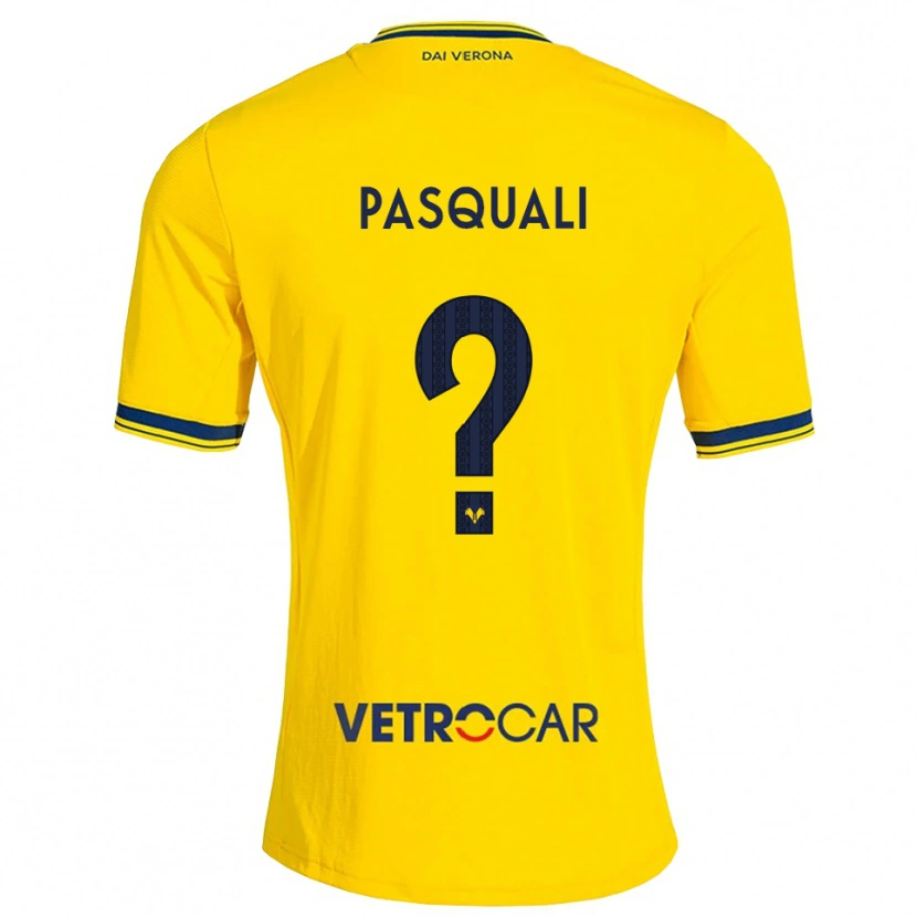 Danxen Niño Camiseta Lorenzo Pasquali #0 Amarillo Rojo 2ª Equipación 2026/27 La Camisa México