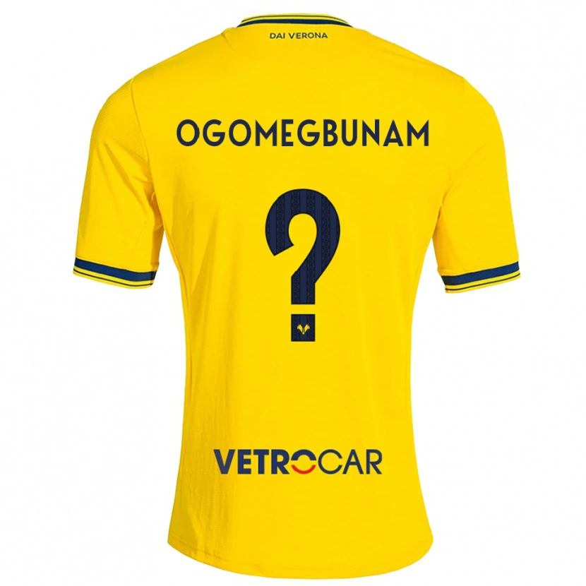 Danxen Niño Camiseta Izu Ogomegbunam #0 Amarillo Rojo 2ª Equipación 2026/27 La Camisa México