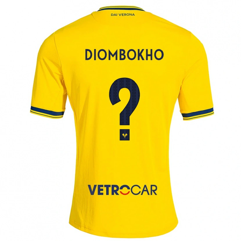 Danxen Niño Camiseta Sadibou Diombokho #0 Amarillo Rojo 2ª Equipación 2026/27 La Camisa México