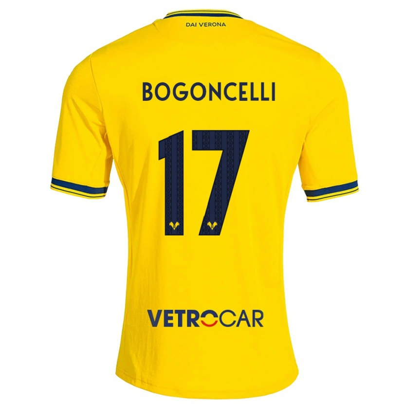 Danxen Niño Camiseta Pietro Bogoncelli #17 Amarillo Rojo 2ª Equipación 2026/27 La Camisa México