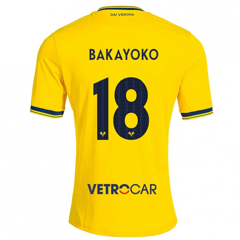 Danxen Niño Camiseta Dramane Bayoko #18 Amarillo Rojo 2ª Equipación 2026/27 La Camisa México