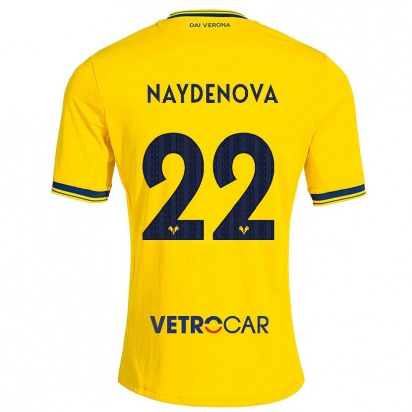 Danxen Niño Camiseta Ivana Naydenova #22 Amarillo Rojo 2ª Equipación 2026/27 La Camisa México