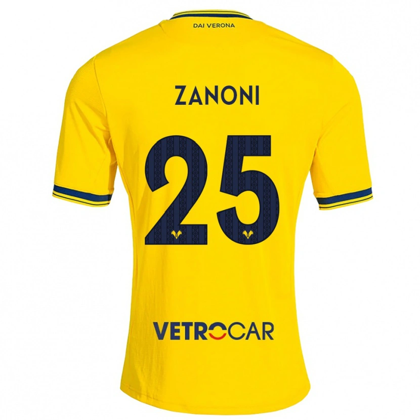 Danxen Niño Camiseta Greta Zanoni #25 Amarillo Rojo 2ª Equipación 2026/27 La Camisa México