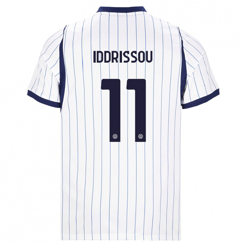 Danxen Niño Camiseta Jamal Iddrissou #11 Blanco Azul Marino 2ª Equipación 2026/27 La Camisa México