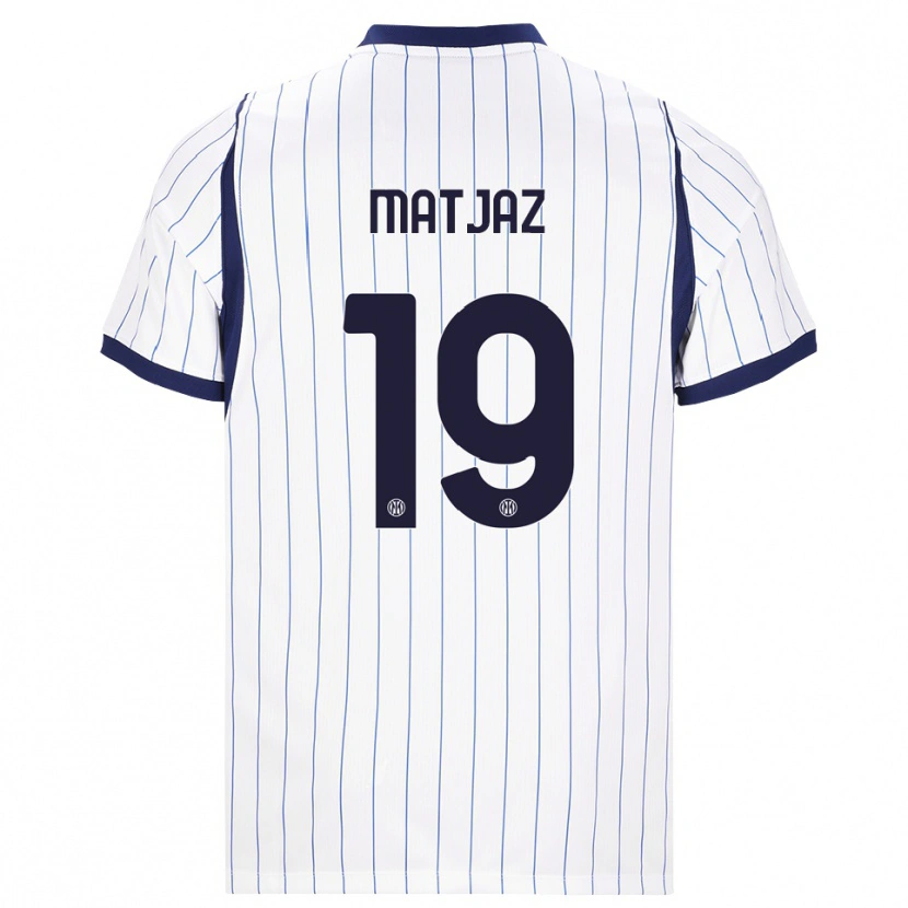 Danxen Niño Camiseta Samo Matjaz #19 Blanco Azul Marino 2ª Equipación 2026/27 La Camisa México