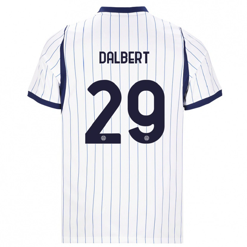 Danxen Niño Camiseta Dalbert #29 Blanco Azul Marino 2ª Equipación 2026/27 La Camisa México