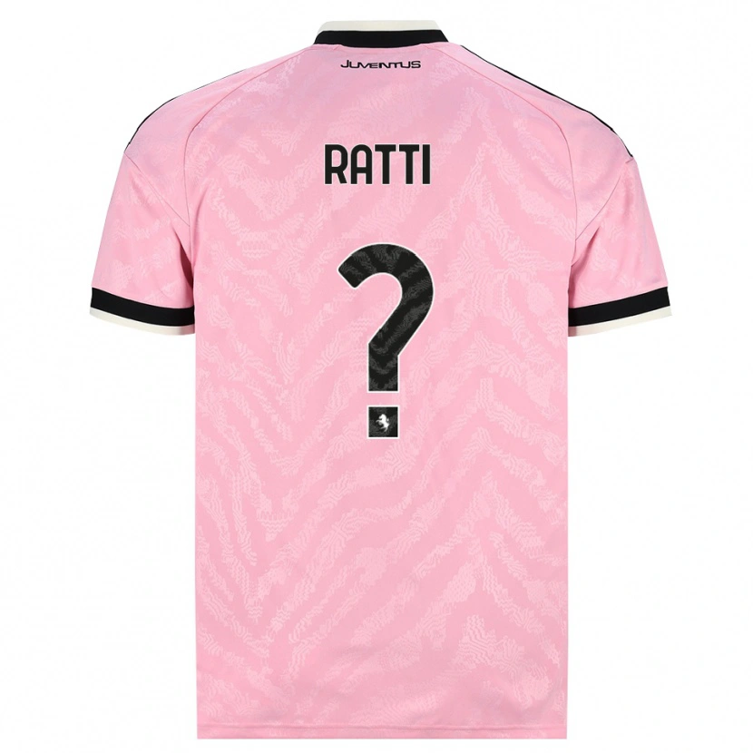 Danxen Niño Camiseta Leonardo Ratti #0 Rosa Negro 2ª Equipación 2026/27 La Camisa México