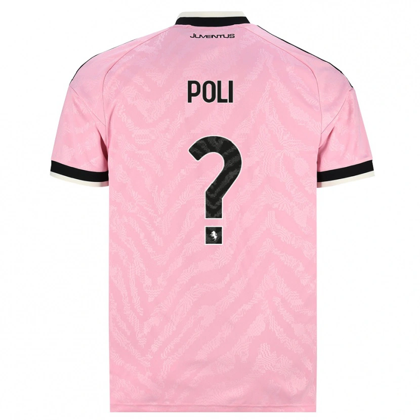 Danxen Niño Camiseta Fabrizio Poli #0 Rosa Negro 2ª Equipación 2026/27 La Camisa México