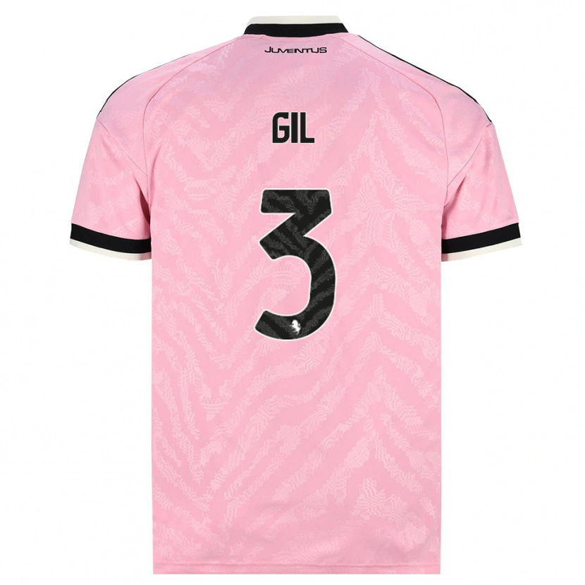 Danxen Niño Camiseta Javier Gil #3 Rosa Negro 2ª Equipación 2026/27 La Camisa México
