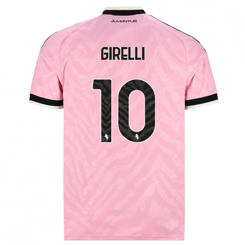 Danxen Niño Camiseta Cristiana Girelli #10 Rosa Negro 2ª Equipación 2026/27 La Camisa México