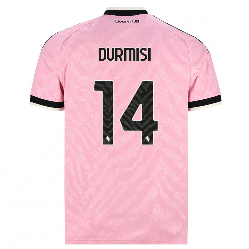 Danxen Niño Camiseta Arman Durmiši #14 Rosa Negro 2ª Equipación 2026/27 La Camisa México