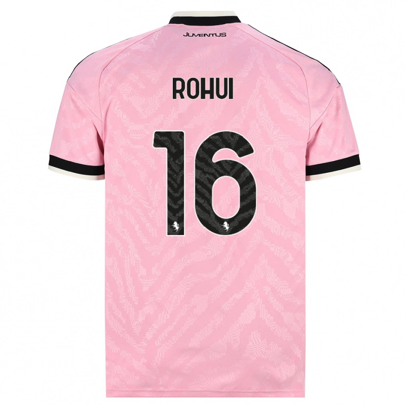 Danxen Niño Camiseta Jonas Rohui #16 Rosa Negro 2ª Equipación 2026/27 La Camisa México