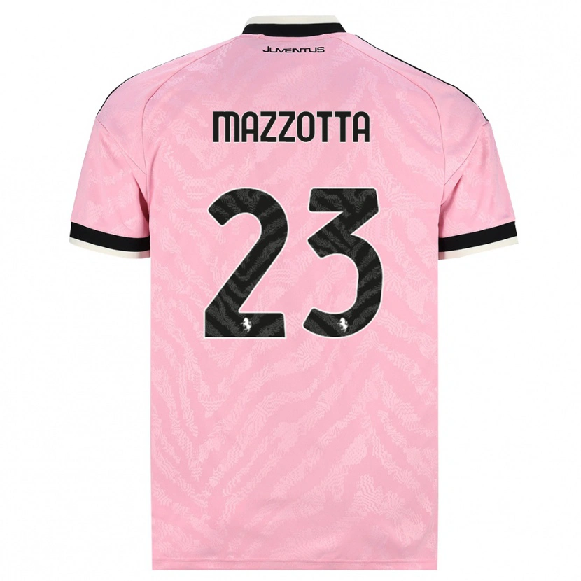 Danxen Niño Camiseta Raphael Mazzotta #23 Rosa Negro 2ª Equipación 2026/27 La Camisa México