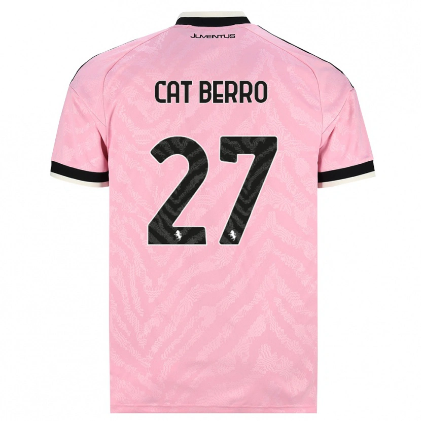 Danxen Niño Camiseta Simone Cat Berro #27 Rosa Negro 2ª Equipación 2026/27 La Camisa México