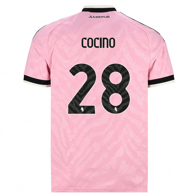 Danxen Niño Camiseta Martina Cocino #28 Rosa Negro 2ª Equipación 2026/27 La Camisa México
