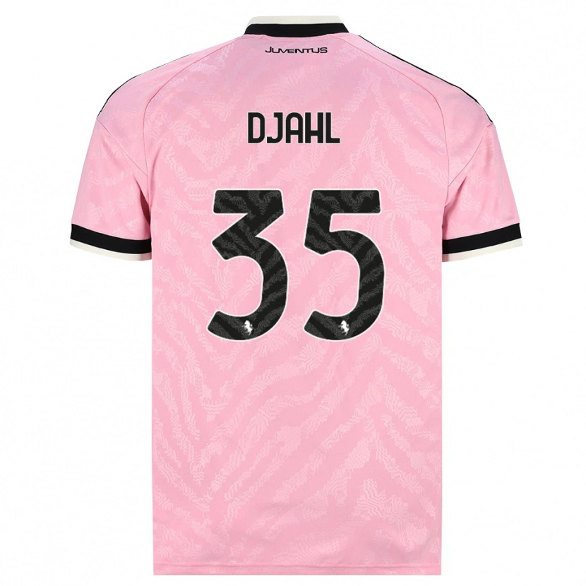 Danxen Niño Camiseta Rayan Djahl #35 Rosa Negro 2ª Equipación 2026/27 La Camisa México