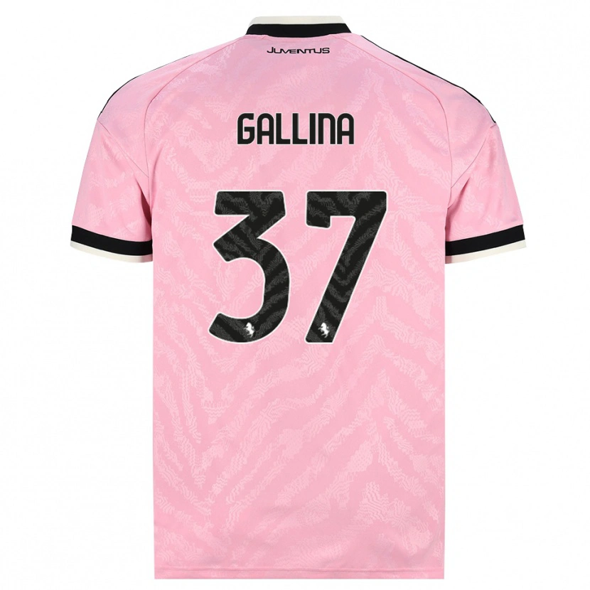 Danxen Niño Camiseta Arianna Gallina #37 Rosa Negro 2ª Equipación 2026/27 La Camisa México
