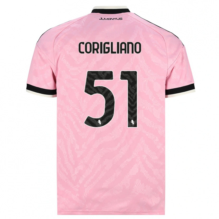 Danxen Niño Camiseta Thomas Corigliano #51 Rosa Negro 2ª Equipación 2026/27 La Camisa México