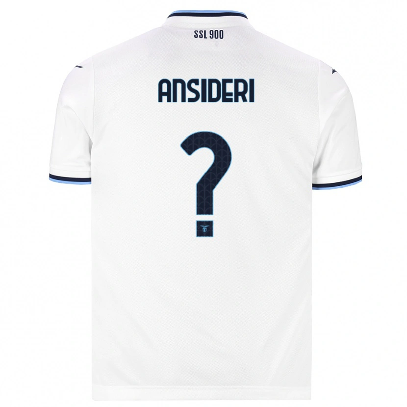 Danxen Niño Camiseta Andrea Ansideri #0 Blanco Azul Marino 2ª Equipación 2026/27 La Camisa México