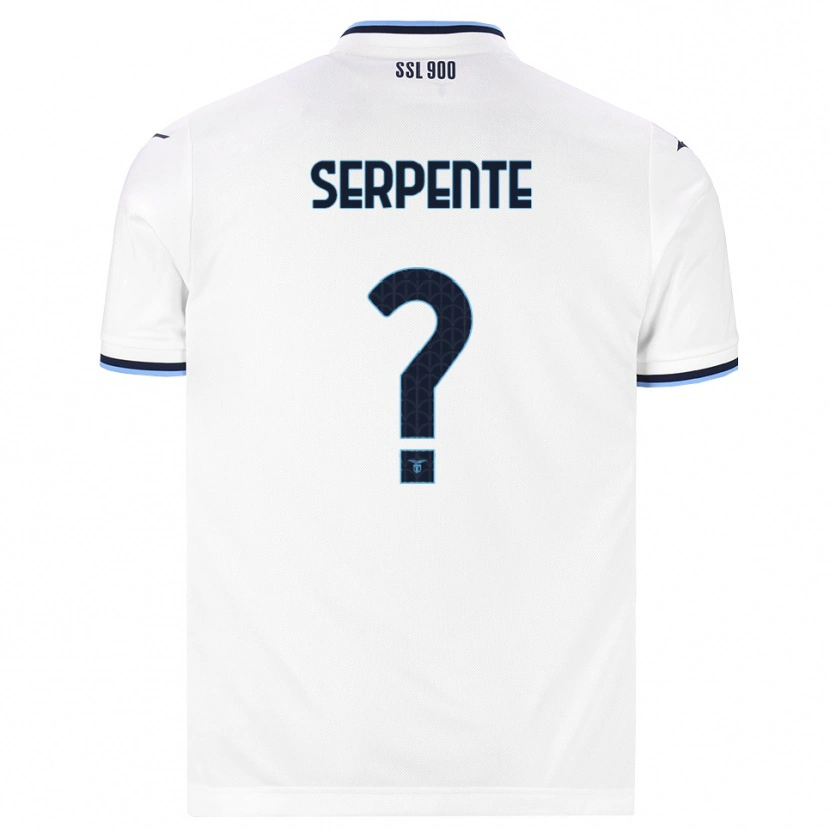 Danxen Niño Camiseta Fabiano Serpente #0 Blanco Azul Marino 2ª Equipación 2026/27 La Camisa México