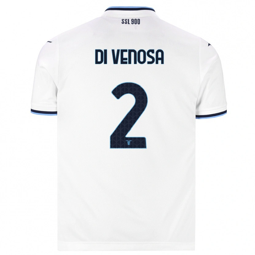 Danxen Niño Camiseta Rocco Di Venosa #2 Blanco Azul Marino 2ª Equipación 2026/27 La Camisa México