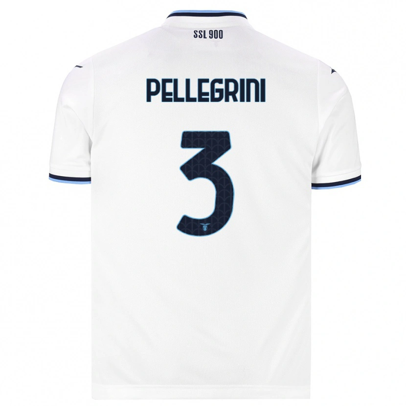 Danxen Niño Camiseta Luca Pellegrini #3 Blanco Azul Marino 2ª Equipación 2026/27 La Camisa México