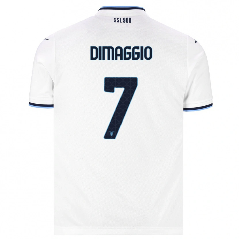 Danxen Niño Camiseta Cosimo Dimaggio #7 Blanco Azul Marino 2ª Equipación 2026/27 La Camisa México