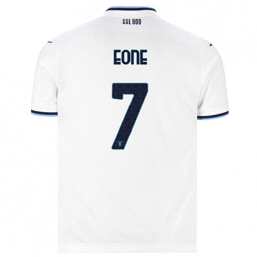 Danxen Niño Camiseta Emmanuel Eone #7 Blanco Azul Marino 2ª Equipación 2026/27 La Camisa México