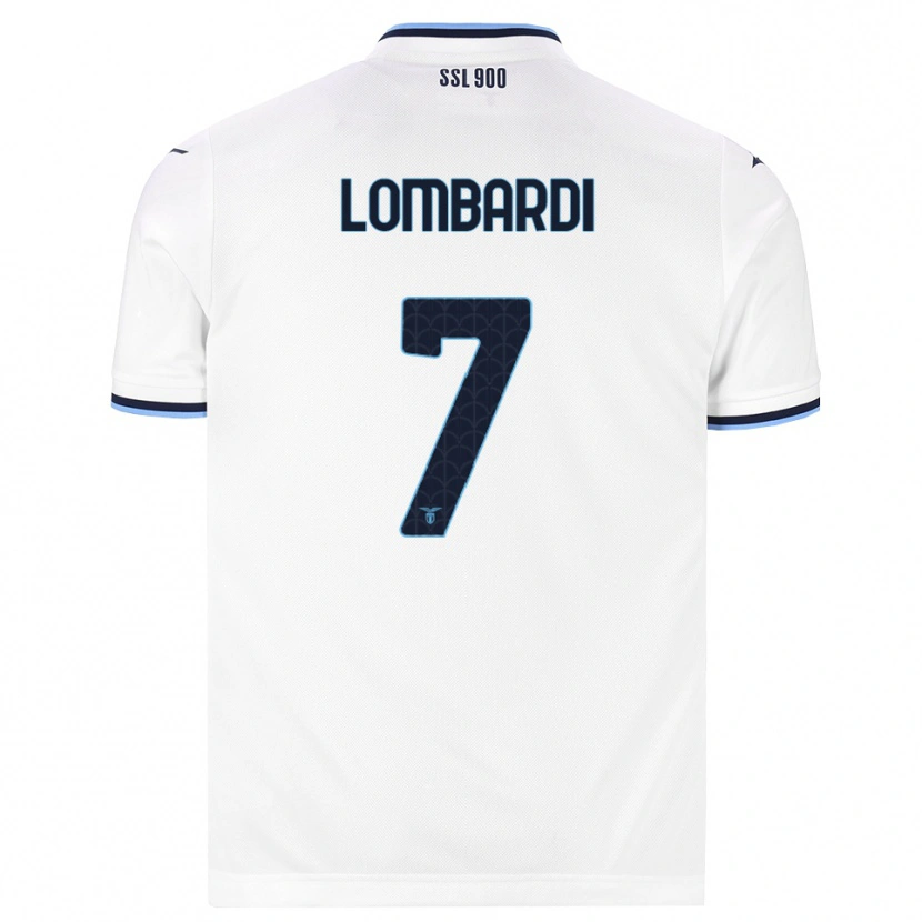 Danxen Niño Camiseta Pierlorenzo Lombardi #7 Blanco Azul Marino 2ª Equipación 2026/27 La Camisa México