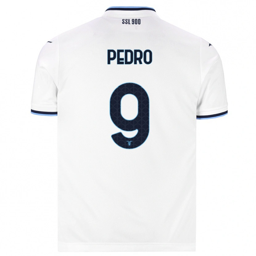 Danxen Niño Camiseta Pedro #9 Blanco Azul Marino 2ª Equipación 2026/27 La Camisa México