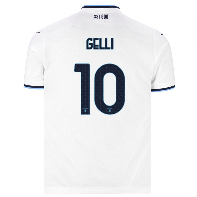Danxen Niño Camiseta Valerio Gelli #10 Blanco Azul Marino 2ª Equipación 2026/27 La Camisa México