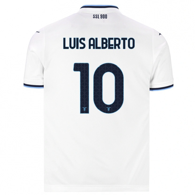 Danxen Niño Camiseta Luis Alberto #10 Blanco Azul Marino 2ª Equipación 2026/27 La Camisa México