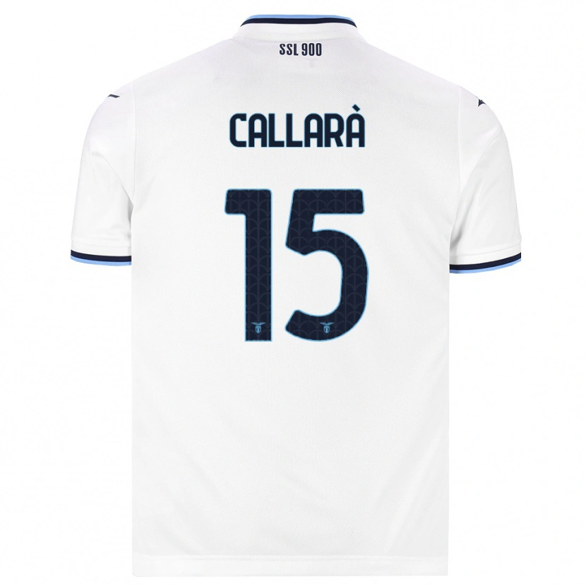 Danxen Niño Camiseta Nicholas Callarà #15 Blanco Azul Marino 2ª Equipación 2026/27 La Camisa México
