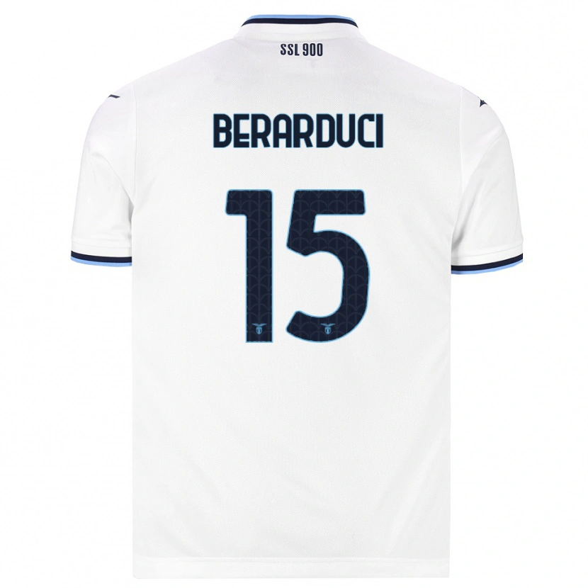 Danxen Niño Camiseta Martina Berarduci #15 Blanco Azul Marino 2ª Equipación 2026/27 La Camisa México