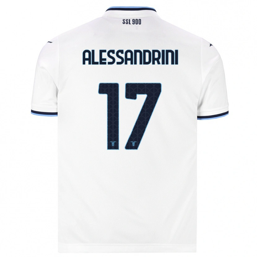 Danxen Niño Camiseta Fabrizio Alessandrini #17 Blanco Azul Marino 2ª Equipación 2026/27 La Camisa México