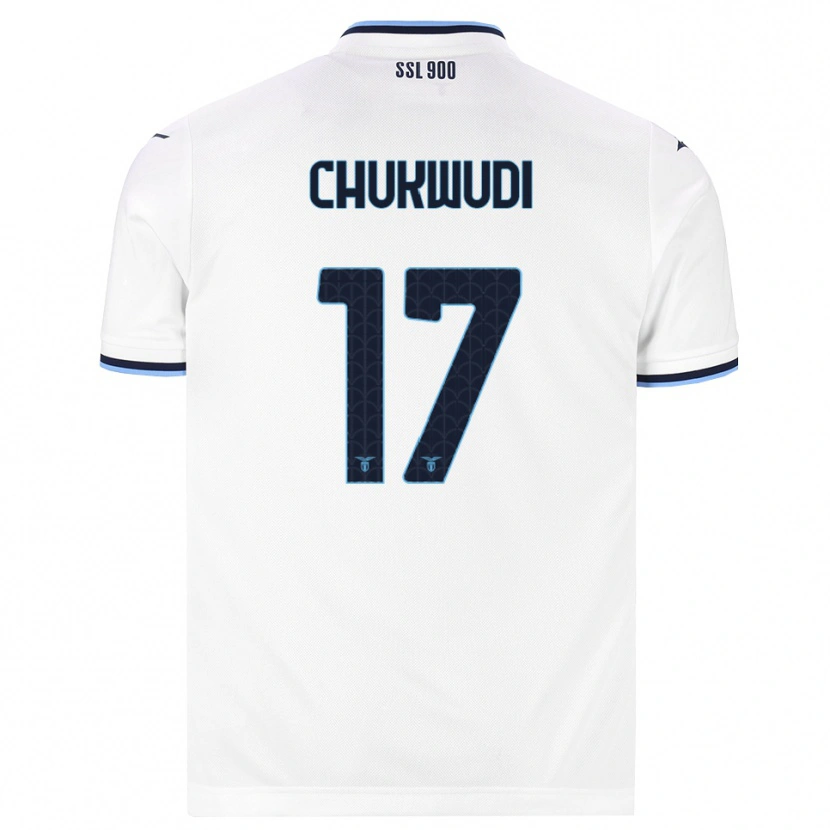Danxen Niño Camiseta Ogonna Franca Chukwudi #17 Blanco Azul Marino 2ª Equipación 2026/27 La Camisa México