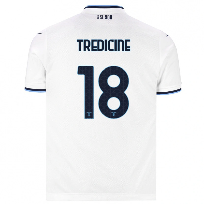 Danxen Niño Camiseta Manuel Tredicine #18 Blanco Azul Marino 2ª Equipación 2026/27 La Camisa México