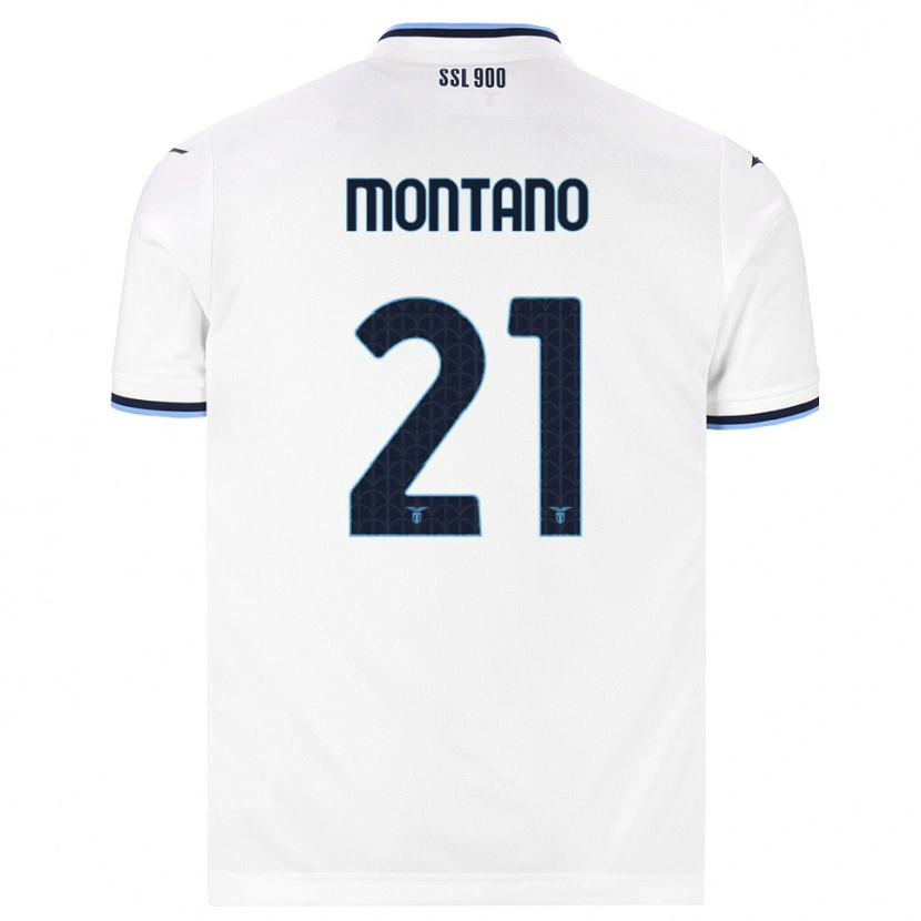 Danxen Niño Camiseta Tommaso Montano #21 Blanco Azul Marino 2ª Equipación 2026/27 La Camisa México