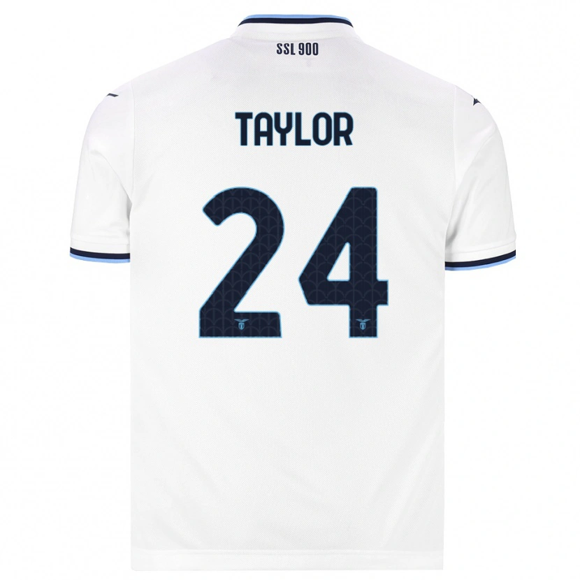 Danxen Niño Camiseta Kenneth Taylor #24 Blanco Azul Marino 2ª Equipación 2026/27 La Camisa México