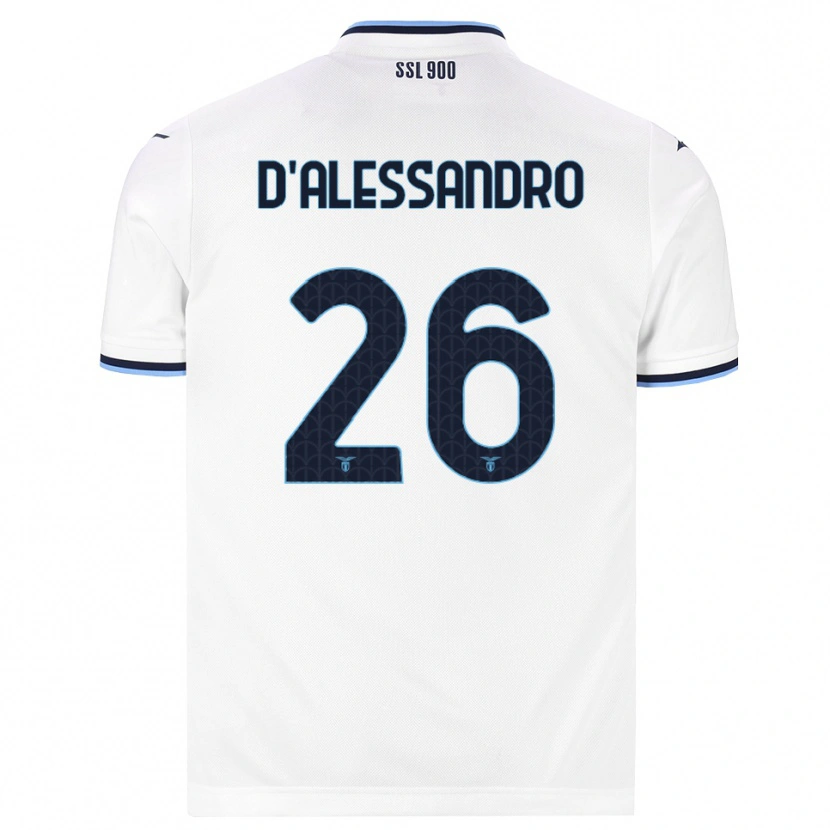 Danxen Niño Camiseta Mattya D'alessandro #26 Blanco Azul Marino 2ª Equipación 2026/27 La Camisa México