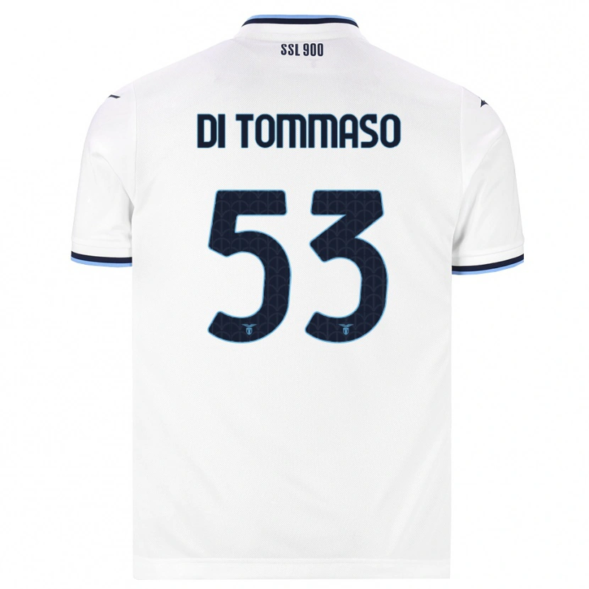 Danxen Niño Camiseta Leonardo Di Tommaso #53 Blanco Azul Marino 2ª Equipación 2026/27 La Camisa México