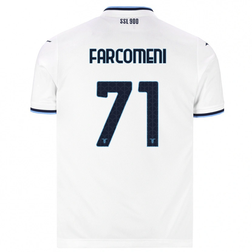 Danxen Niño Camiseta Valerio Farcomeni #71 Blanco Azul Marino 2ª Equipación 2026/27 La Camisa México