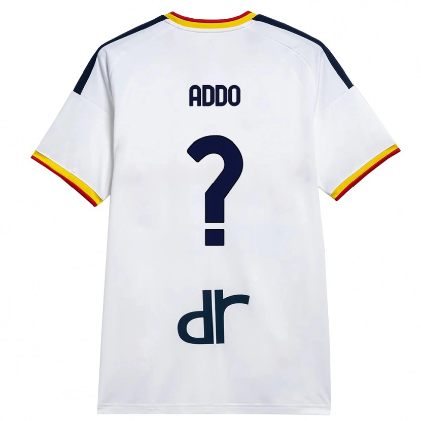 Danxen Niño Camiseta Vernon Addo #0 Blanco Amarillo Rojo 2ª Equipación 2026/27 La Camisa México