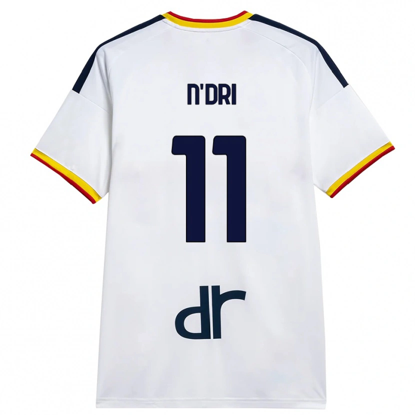 Danxen Niño Camiseta Konan N’dri #11 Blanco Amarillo Rojo 2ª Equipación 2026/27 La Camisa México