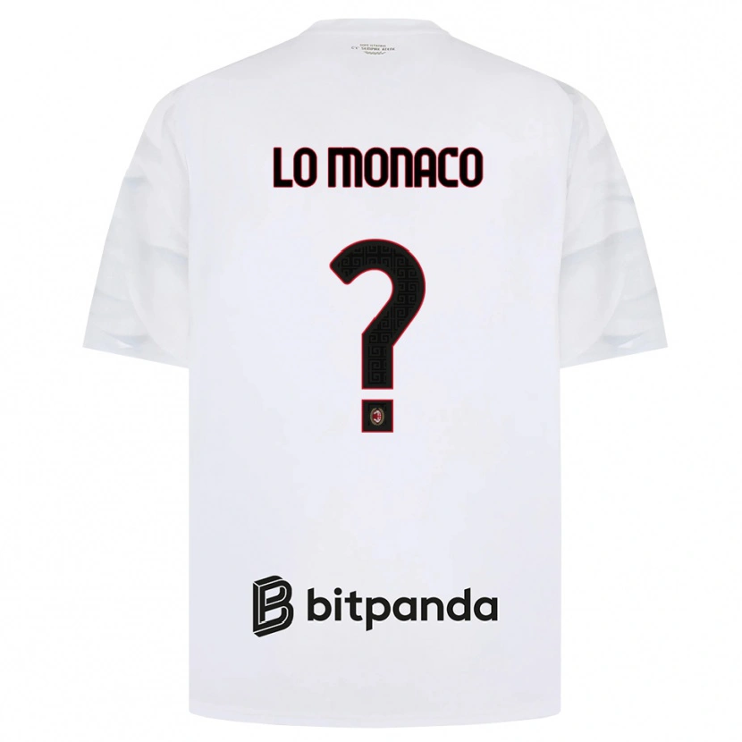 Danxen Niño Camiseta Kevin Lo Monaco #0 Blanco Rojo Negro 2ª Equipación 2026/27 La Camisa México