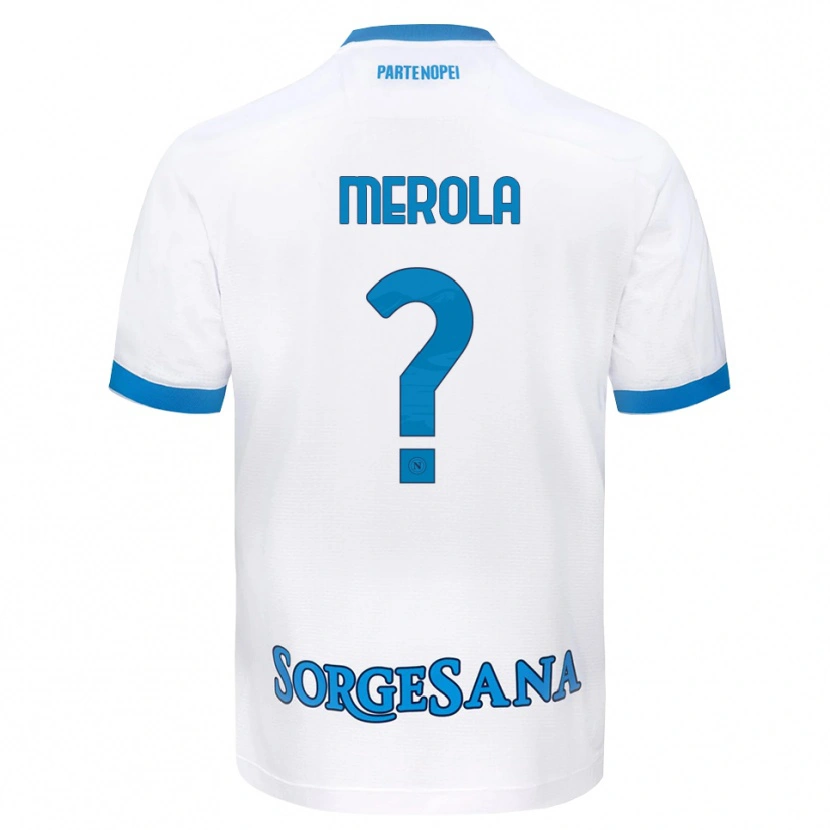 Danxen Niño Camiseta Marco Merola #0 Blanco Azul Cielo 2ª Equipación 2026/27 La Camisa México
