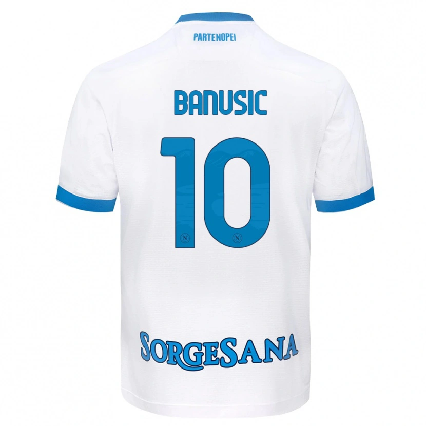 Danxen Niño Camiseta Marija Banušić #10 Blanco Azul Cielo 2ª Equipación 2026/27 La Camisa México