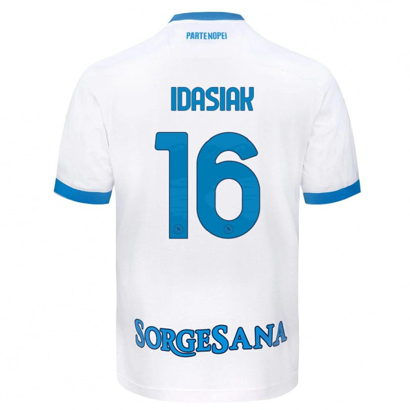 Danxen Niño Camiseta Hubert Idasiak #16 Blanco Azul Cielo 2ª Equipación 2026/27 La Camisa México