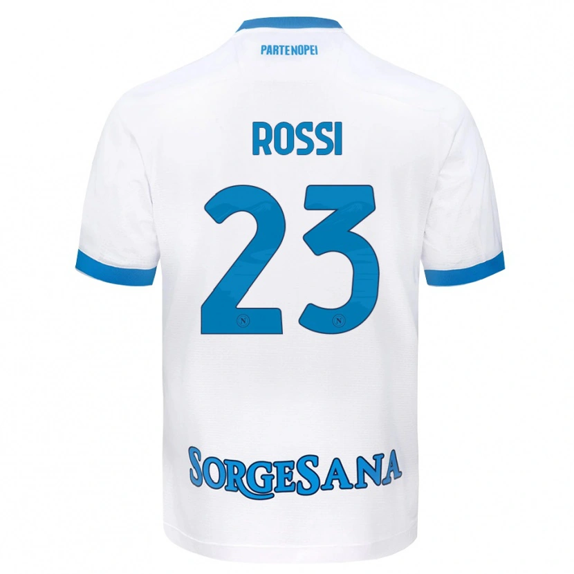 Danxen Niño Camiseta Leonardo Rossi #23 Blanco Azul Cielo 2ª Equipación 2026/27 La Camisa México