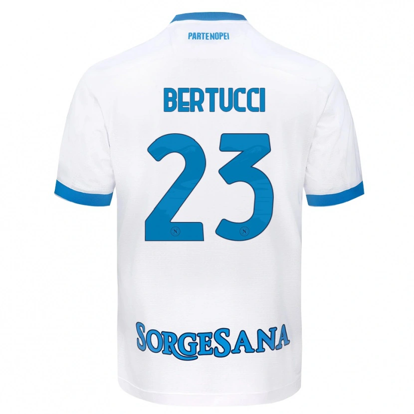 Danxen Niño Camiseta Sofia Bertucci #23 Blanco Azul Cielo 2ª Equipación 2026/27 La Camisa México